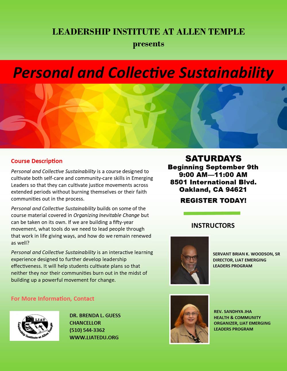Personal and Collective Sustainability